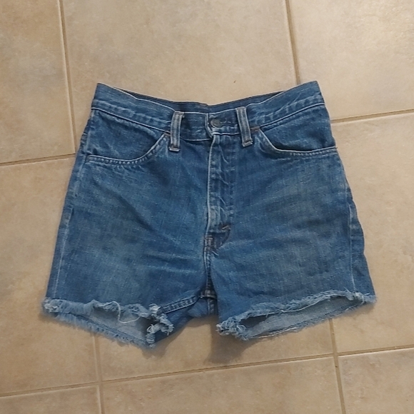 ***HOST PICK*** Levi's Vintage 1960s Classic Blue Jean Shorts - Picture 1 of 5